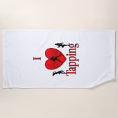 Ich habe Stich Tanz Strandtuch (Vorderseite)