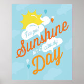 Ich habe Sunshine Poster Got (Vorne)