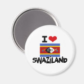 ICH HABE SWAZILAND MAGNET (Vorderseite/Rückseite)