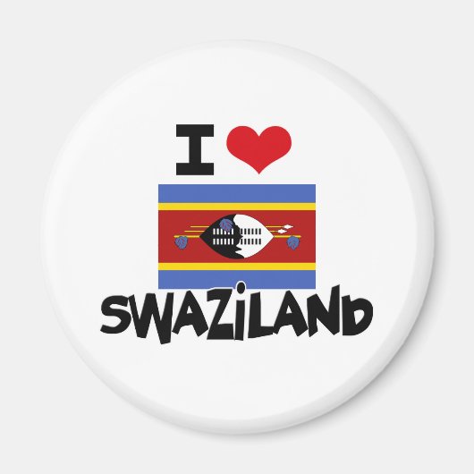 ICH HABE SWAZILAND MAGNET (Vorne)