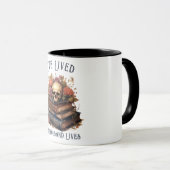 Ich habe tausend Leben gelebt, ich buche weiter Tasse (VorderseiteRechts)