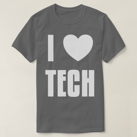 Ich habe Tech gehört T-Shirt (Design vorne)