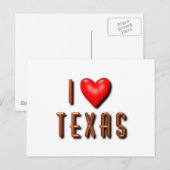 Ich habe Texas gehört Postkarte (Vorne/Hinten)