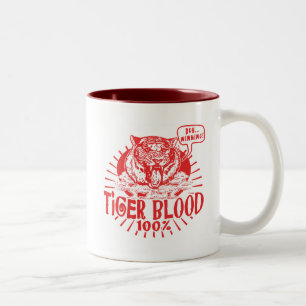 Ich habe Tigerblut Got Zweifarbige Tasse