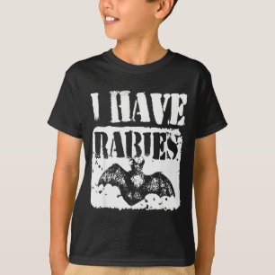 Ich habe Tollwut Lustiges Fledermaus-Meme Vintage T-Shirt
