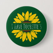 Ich habe Tourette's Button (Vorderseite)