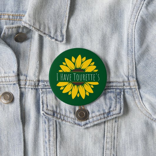 Ich habe Tourette's Button (Beispiel)