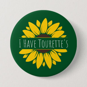 Ich habe Tourette's Button
