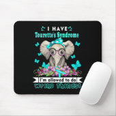 Ich habe Tourettes-Syndrom-Bewusstsein Mousepad (Mit Mouse)
