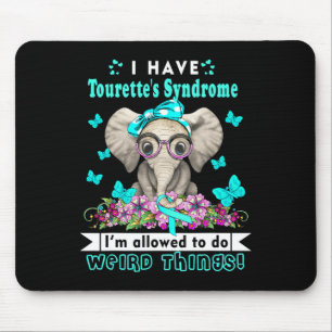 Ich habe Tourettes-Syndrom-Bewusstsein Mousepad
