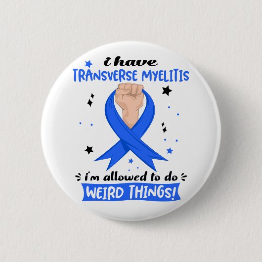 Ich habe Transversen Myelitis, die ich seltsam mac Button (Vorderseite)