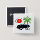 Ich habe Traumknöpfe Button (Vorne & Hinten)