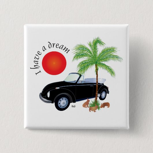 Ich habe Traumknöpfe Button (Vorderseite)