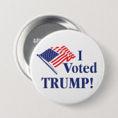 Ich habe Trump gewählt Button (Vorne & Hinten)