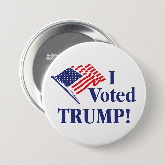 Ich habe Trump gewählt Button (Vorne & Hinten)