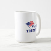 Ich habe Trump gewählt Kaffeetasse (VorderseiteRechts)