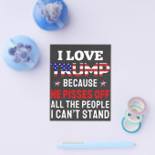 "Ich habe Trump Liebe, weil er alle Menschen absch Flyer (Einzeln)