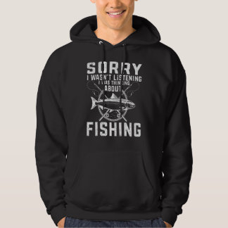 Ich habe über das Angeln nachgedacht 2 Hoodie