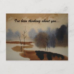 Ich habe über dich nachgedacht... Postkartenfreund Postkarte