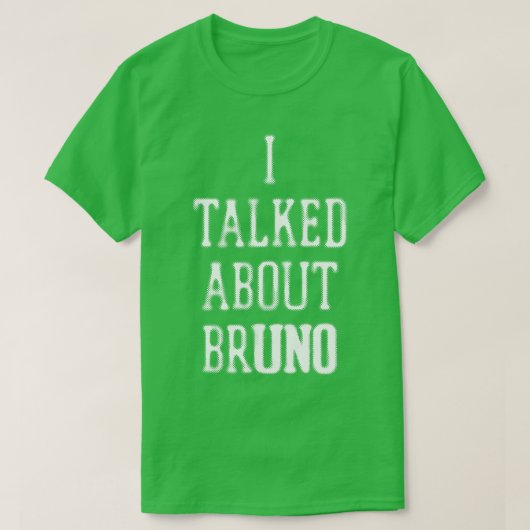Ich habe über Typografie gesprochen T-Shirt (Design vorne)
