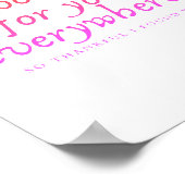 Ich habe überall nach dir gesucht. Trendy Print. Poster (Ecke)