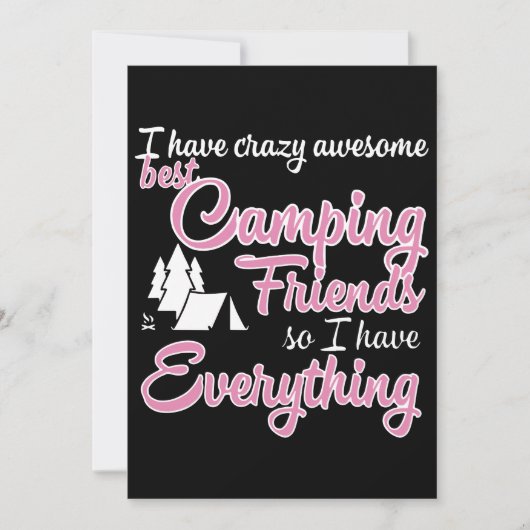 Ich habe verrückte phantastische Camping-Freunde, (Vorderseite)