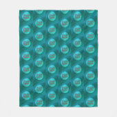 Ich habe Vertrauen Inspiration Fleecedecke (Vorderseite)