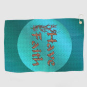 Ich habe Vertrauen Inspiration Golfhandtuch (Horizontal)