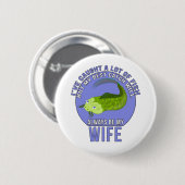 Ich habe viel Fisch gefangen Button (Vorne & Hinten)