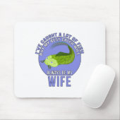 Ich habe viel Fisch gefangen Mousepad (Mit Mouse)