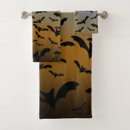 Ich habe viel für schwarze Fledermäuse und Hübsche Badhandtuch Set