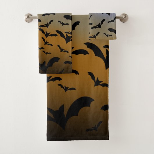 Ich habe viel für schwarze Fledermäuse und Hübsche Badhandtuch Set (Insitu)