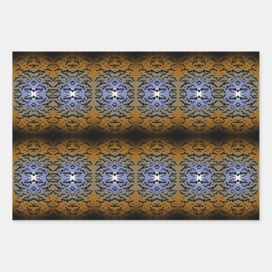 Ich habe viel für schwarze Fledermäuse und Hübsche Geschenkpapier Set (Vorderseite)