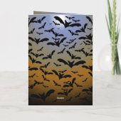 Ich habe viel für schwarze Fledermäuse und Hübsche Karte (Rückseite)