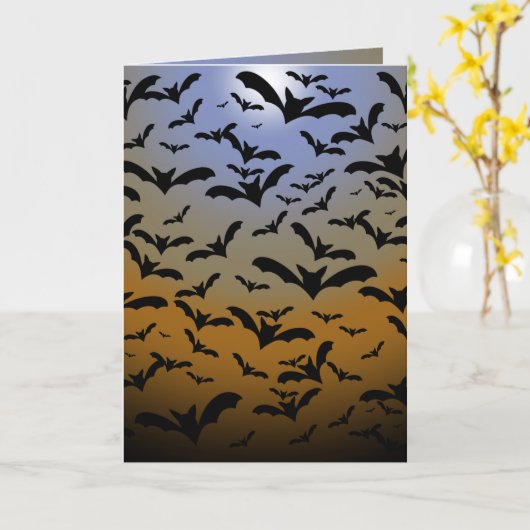 Ich habe viel für schwarze Fledermäuse und Hübsche Karte (Gelbe Blume)