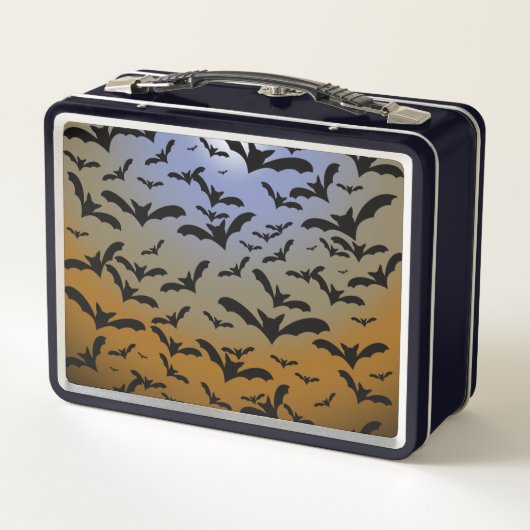 Ich habe viel für schwarze Fledermäuse und Hübsche Metall Brotdose (Rückseite)