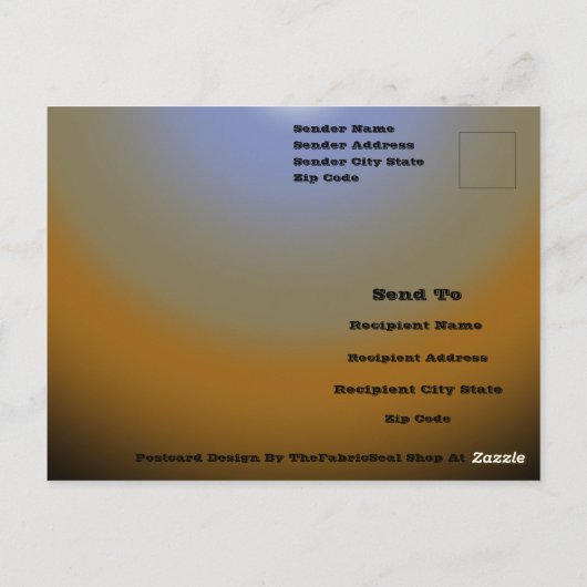 Ich habe viel für schwarze Fledermäuse und Hübsche Postkarte (Rückseite)