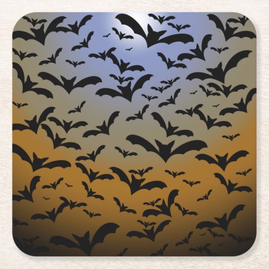 Ich habe viel für schwarze Fledermäuse und Hübsche Rechteckiger Pappuntersetzer (Vorderseite)