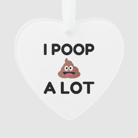 Ich habe viel Gekackt Ornament (Vorderseite)