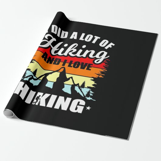 Ich habe viel gewandert geschenkpapier (Ungerollt)