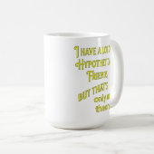 Ich habe viele hypothetische Freunde. Philosophie Kaffeetasse (VorderseiteRechts)