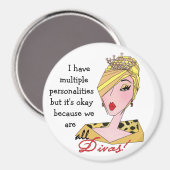 Ich habe viele Persönlichkeiten... Wir sind alle D Magnet (Vorderseite/Rückseite)
