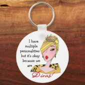 Ich habe viele Persönlichkeiten... Wir sind alle D Schlüsselanhänger (Vorderseite)