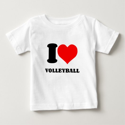 ICH HABE VOLLEYBALL BABY T-SHIRT (Vorderseite)