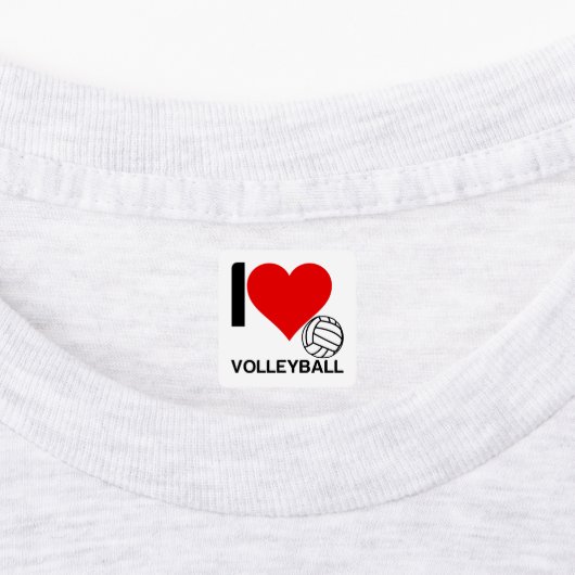 ICH HABE VOLLEYBALL ETIKETTEN (Befestigt)