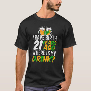 Ich habe vor 21 Jahren Geburtstag feierlich, 21. G T-Shirt