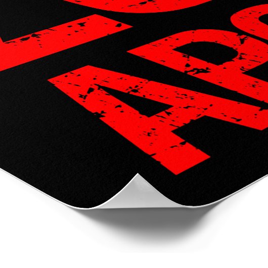 Ich habe vor, die Zombie-Apokalypse zu überleben Poster (Ecke)