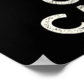 Ich habe vor, eine verrückte Katze Lady Funny Rent Poster (Ecke)