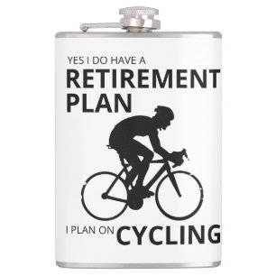 Ich habe vor, Fahrrad zu fahren, wenn ich im Ruhes Flachmann