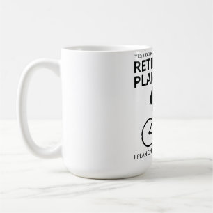 Ich habe vor, Fahrrad zu fahren, wenn ich im Ruhes Kaffeetasse